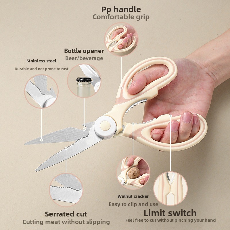Multipurpose Stainless Steel K - Baby Food Scissors ulasan dan harga