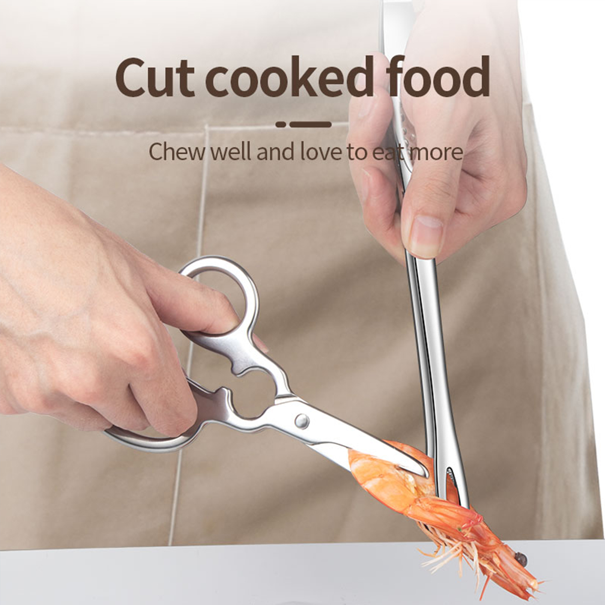 Food scissors with All Steel,  - Baby Food Scissors ulasan dan harga